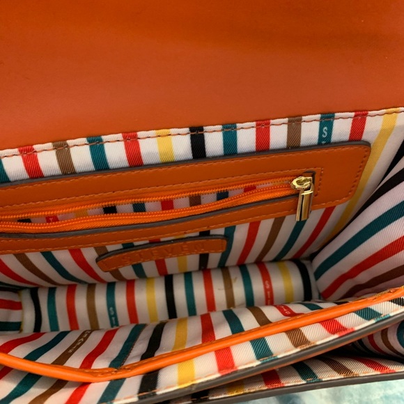 NWOT Neon Orange Steven by Steven Madden Cross Body Purse - Picture 3 of 4